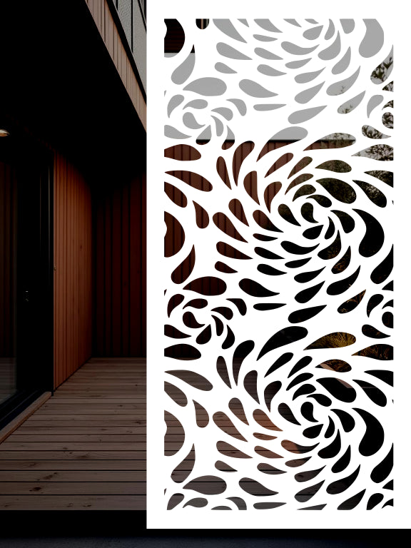 Flowing Droplets Wall Art