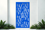 Blaze Blue Gloss Matrix panel, introducing a vibrant splash of color with a sleek, structured design.