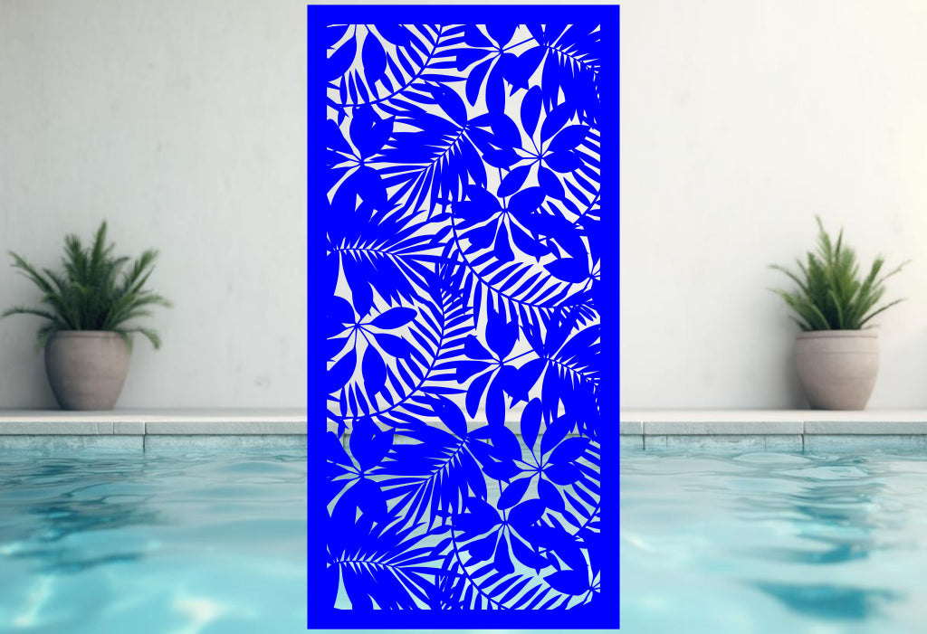 Rainforest Leaves Privacy Screen